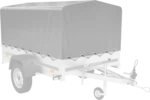 Remorque 750 kg 200 x 125 avec bâche dôme et arceau Garden Trailer 201 KIPP – Image 3