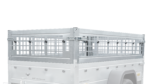 Remorque simple essieu 200×106 avec bâche haute, arceau, rehausses de ridelles et roue jockey – Garden Trailer 200 KIPP – Image 5