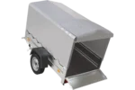 Remorque 750 kg 200 x 125 avec bâche dôme et arceau Garden Trailer 201 KIPP – Image 9