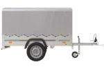 Remorque 750 kg 200 x 125 avec bâche dôme et arceau Garden Trailer 201 KIPP
