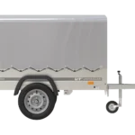 Remorque 750 kg 200 x 125 avec bâche dôme et arceau Garden Trailer 201 KIPP