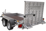 Remorque de chantier pour le transport d'une mini-pelle – UNITRAILER STARK 3 260