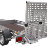 Remorque de chantier pour le transport d'une mini-pelle – UNITRAILER STARK 3 260