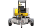 Remorque de chantier pour le transport d'une mini-pelle – UNITRAILER STARK 3 260 – Image 10