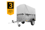 Remorque simple essieu 200×106 avec bâche haute, arceau, rehausses de ridelles et roue jockey – Garden Trailer 200 KIPP – Image 11