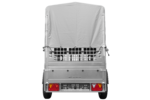 Remorque simple essieu 200×106 avec bâche haute, arceau, rehausses de ridelles et roue jockey – Garden Trailer 200 KIPP – Image 12