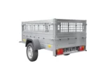 Remorque Garden Trailler 200 KIPP avec rehausses grillagées et roue jockey – Image 7