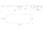 Dépanneuse plate-forme en aluminium à deux essieux UNIPLAT 600 ALU PTAC 3500 KG avec rampes de chargement – Image 2