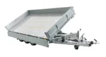 Remorques Benne Hydraulique 3 essieux 400×200 UNITRAILER TASKER 400/3C 3500 KG – Image 3