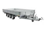 Remorques Benne Hydraulique 3 essieux 400×200 UNITRAILER TASKER 400/3C 3500 KG – Image 5