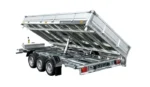 Remorques Benne Hydraulique 3 essieux 400×200 UNITRAILER TASKER 400/3C 3500 KG – Image 7