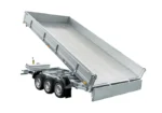 Remorques Benne Hydraulique 3 essieux 400×200 UNITRAILER TASKER 400/3C 3500 KG – Image 8