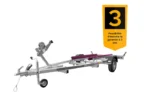 Remorque porte bateau UNITRAILER JET ALU PTAC 750 kg – Image 5