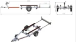 Remorque porte bateau UNITRAILER JET ALU PTAC 750 kg – Image 7