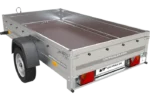 Remorque voiture simple essieu Unitrailer Garden Trailer 230 x 125 cm avec timon fixe 500/750 kg – Image 4