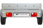 Remorque voiture simple essieu Unitrailer Garden Trailer 230 x 125 cm avec timon fixe 500/750 kg – Image 6
